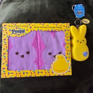 Peeps X BBW Socks & Keychain bundle